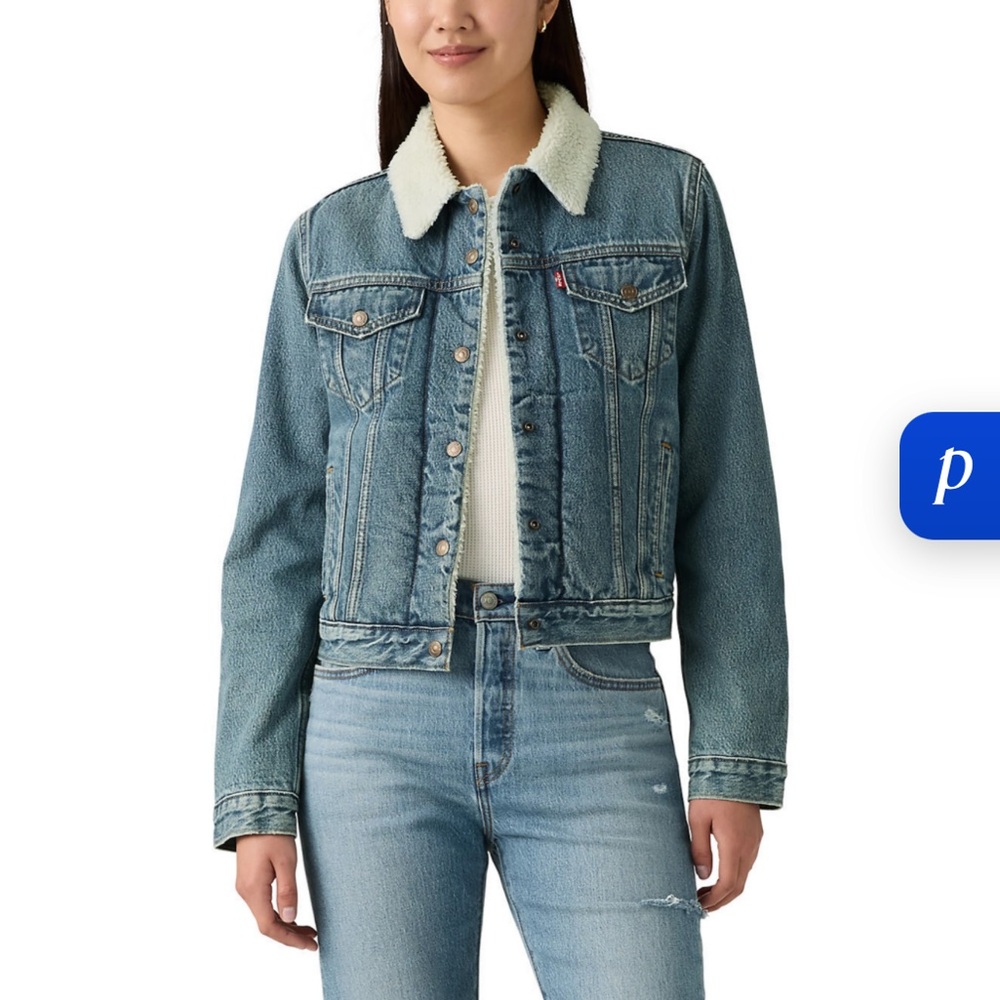 Levi’s Sherpa lined denim jacket